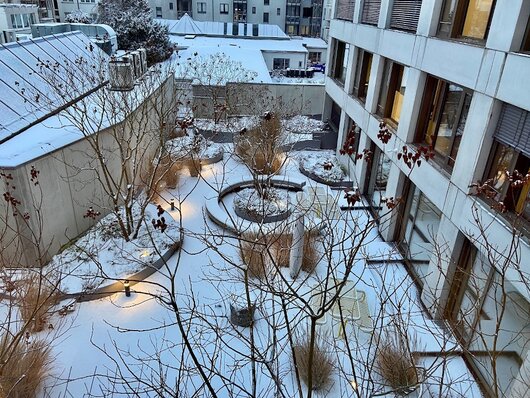 Schneefall in Krefeld