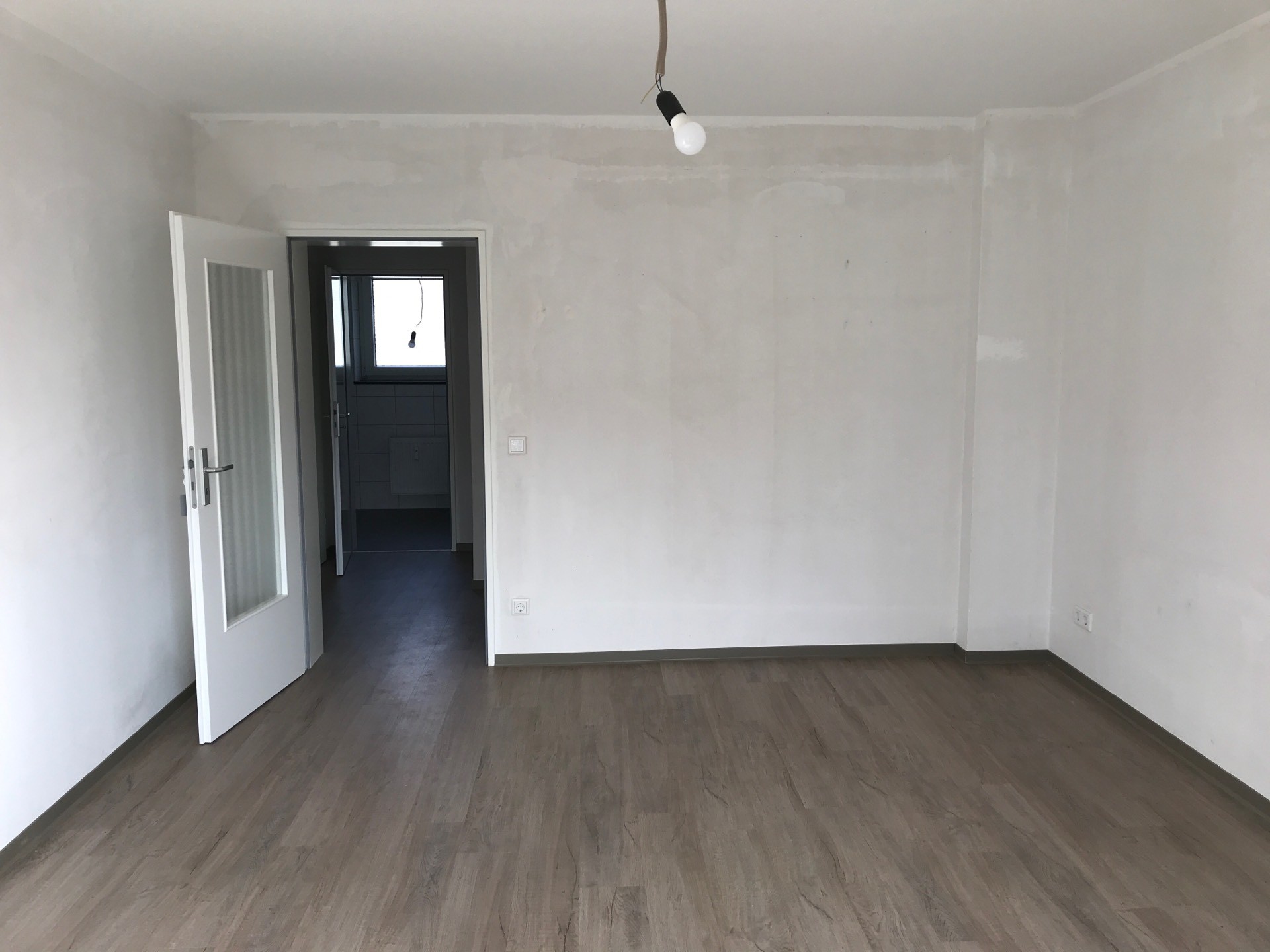 Grundriss-0-Wohnung im 2. OG mit Loggia im südwestlichen Citybereich